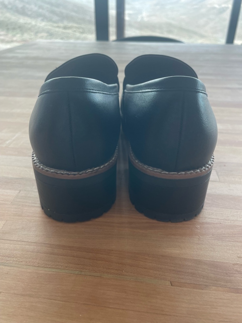 DREAM PAIRS Women's Platform Chunky Heeled Loafers - Picture 5 of 6